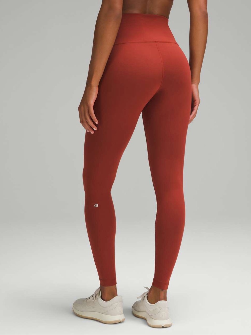 lululemon athletica wunder under High-Waist Rust-Red Leggings